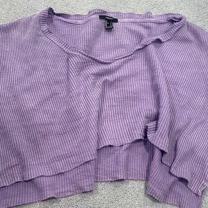 Purple waffle tee